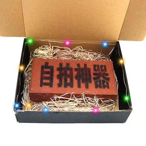 愚人节道具 恶搞怪奇葩整蛊刻字的真板砖头礼物送闺蜜男女生朋友生日