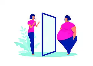 插画元素20103446卡通人物男性男生头像整容变化胖瘦五官对比384461