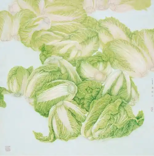 郭浩满:工笔画白菜第一人龙文会