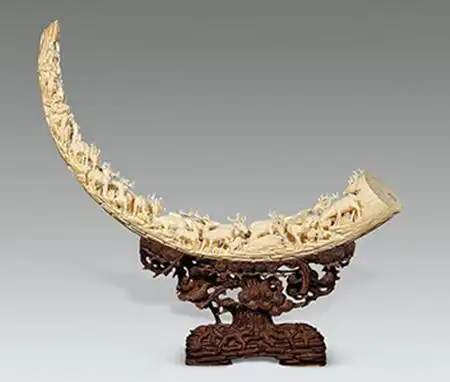 象牙工艺品简笔画