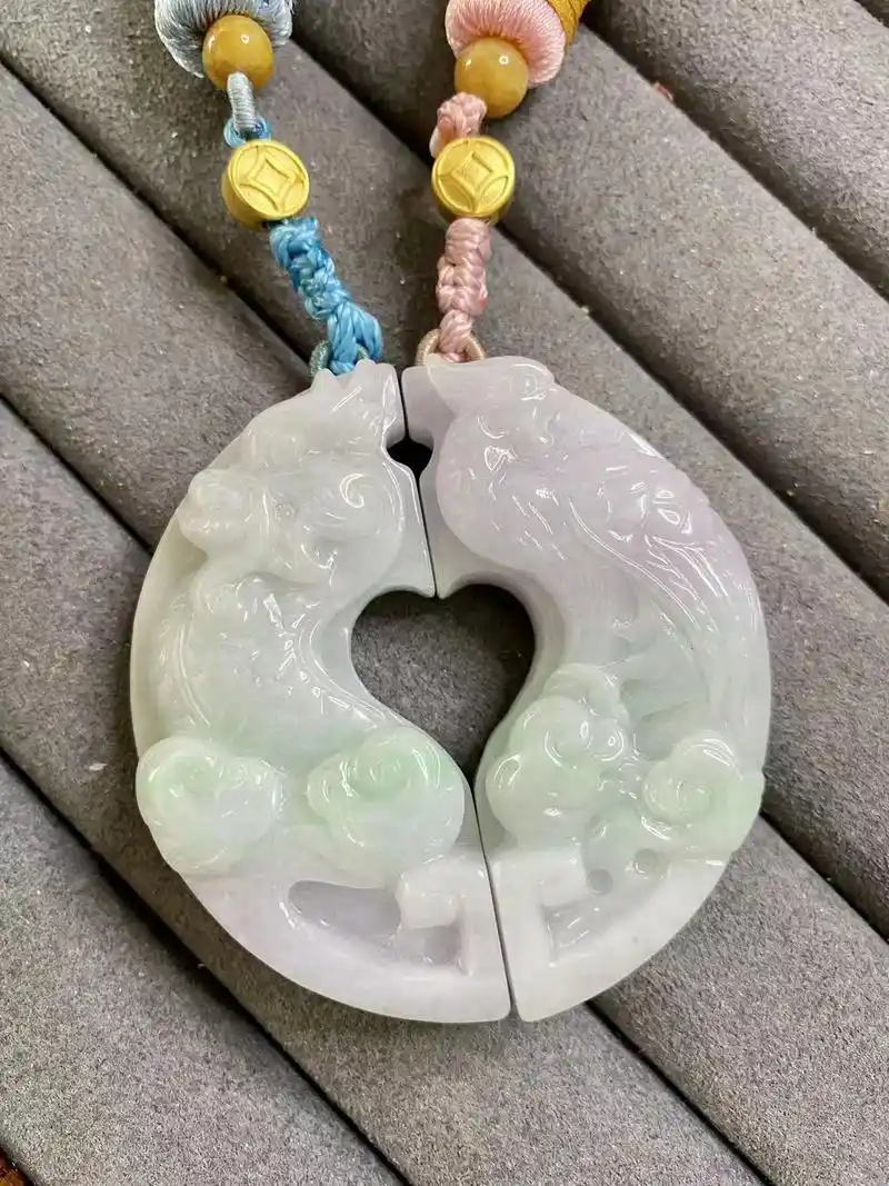 一对龙凤玉佩 希望一对儿女兄妹情深 等50年后互相扶持 互相 - 抖音