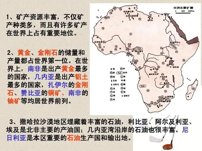 1,矿产资源丰富,不仅矿 产种类多,而且有许多矿产 在世界上占有重要