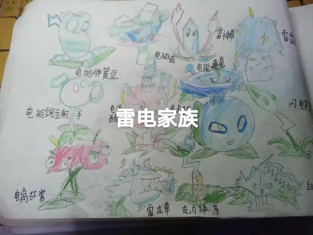 雷电家族#简笔画 #小郭的快乐时光#日常瞎画 #开心的每一天 - 抖音