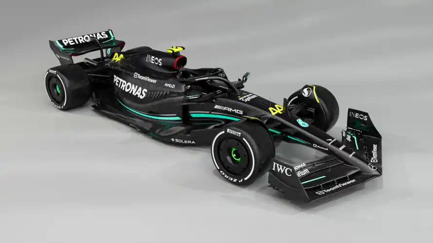 2023赛季f1梅赛德斯奔驰车队新车——w14