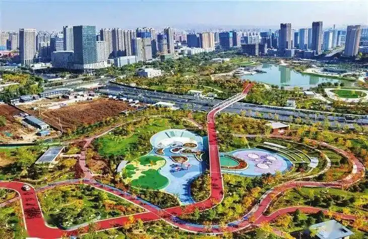 龙城公园西区开放!太原南部再添一"遛娃胜地"_建设_景观_市民