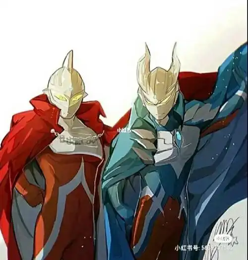 赛文赛罗奥特曼父子头像