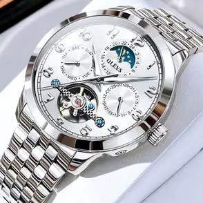 手表男士瑞士名牌正品全自动机械表陀飞轮镂空成年商务男表款名表