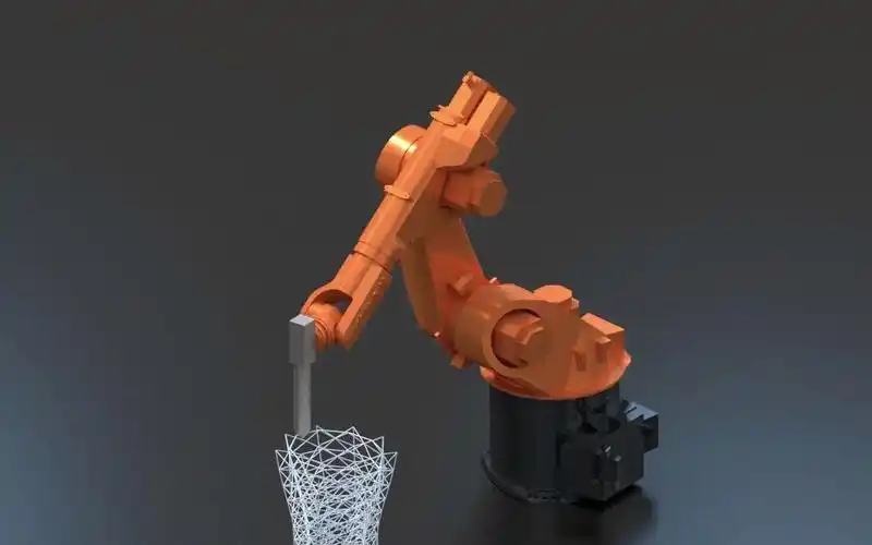 【grasshopper】robotic spatial pla printing 机械臂3d打印