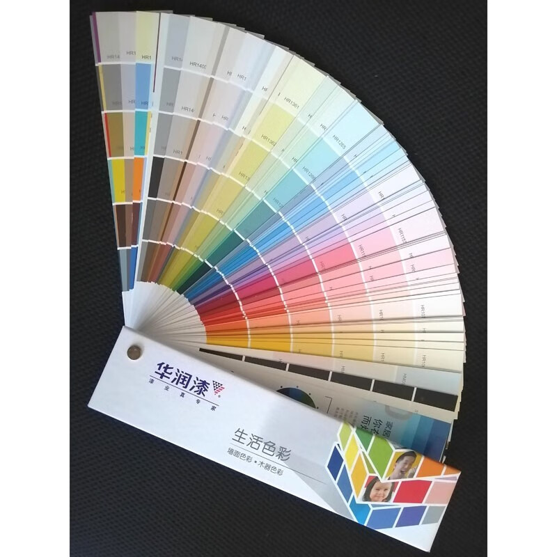 正版华润漆色卡内外墙面漆木器漆乳胶漆470种油漆涂料通用色卡