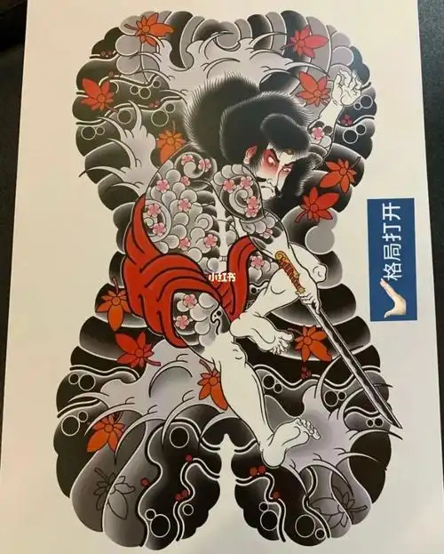 满背张顺破水门#纹身  #满背  #日式老傳統  #tattoo
