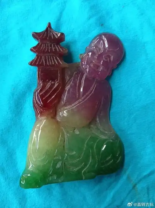 老坑翡翠##天然翡翠##记住这个关元穴长寿穴之一##遇见艺术##直销古玩