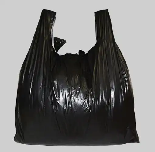 加大号背心袋黑色塑料袋搬家打包袋特大家用加厚垃圾袋手提袋商用