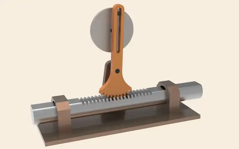 利用齿条和半齿,设计一个直线往复运动机构_哔哩哔哩 (゜-゜)つロ