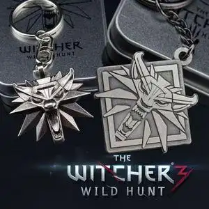 狼学派徽章巫师三jinx项链猎魔人巫师3挂坠狼头吊坠周边挂件游戏