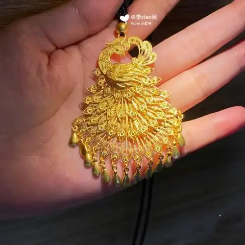 老凤祥黄金传世金吊坠凤凰