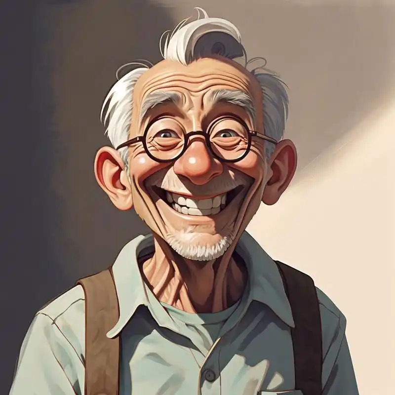 爷爷卡通头像大赏9099 亲们,今天给大家带来一组超有爱的爷爷卡通