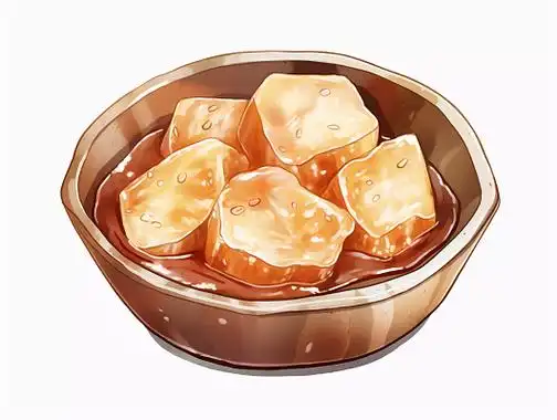 冰粉治愈美食插画红色粉色紫色水彩风爆浆简笔画甜品烘培店psd素材