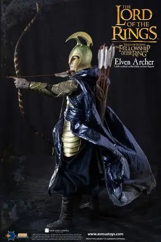 toys可动人偶 the lord of the rings 魔戒/指环王 精灵战士-弓箭手