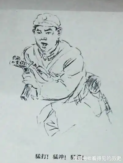 这一组60年代解放军的人物速写,真的是霸气十足.