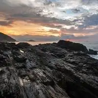 大海边日出图片 最美丽的阳光出来了唯美大海天空,火烧云真美丽,日出