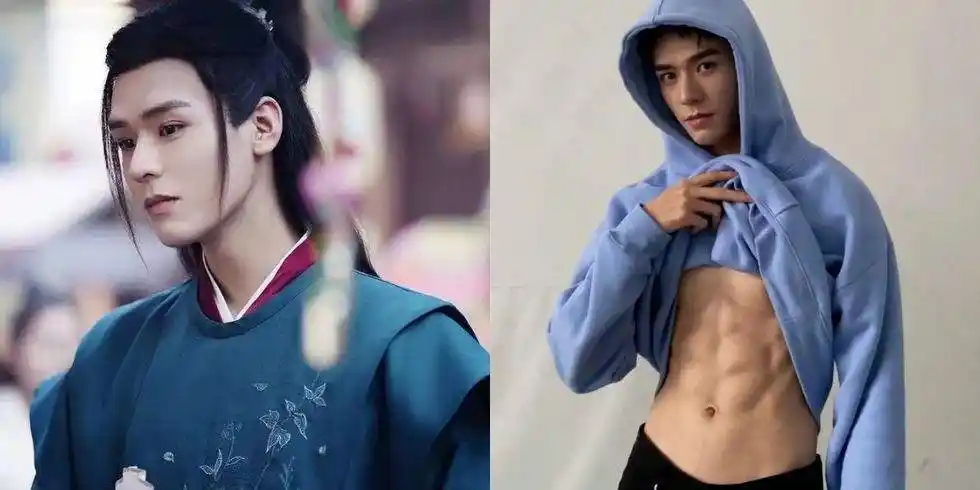 娱乐圈中的"肌肉男神",罗云熙身材绝了,王一博肌肉若隐若现_健身_腹肌